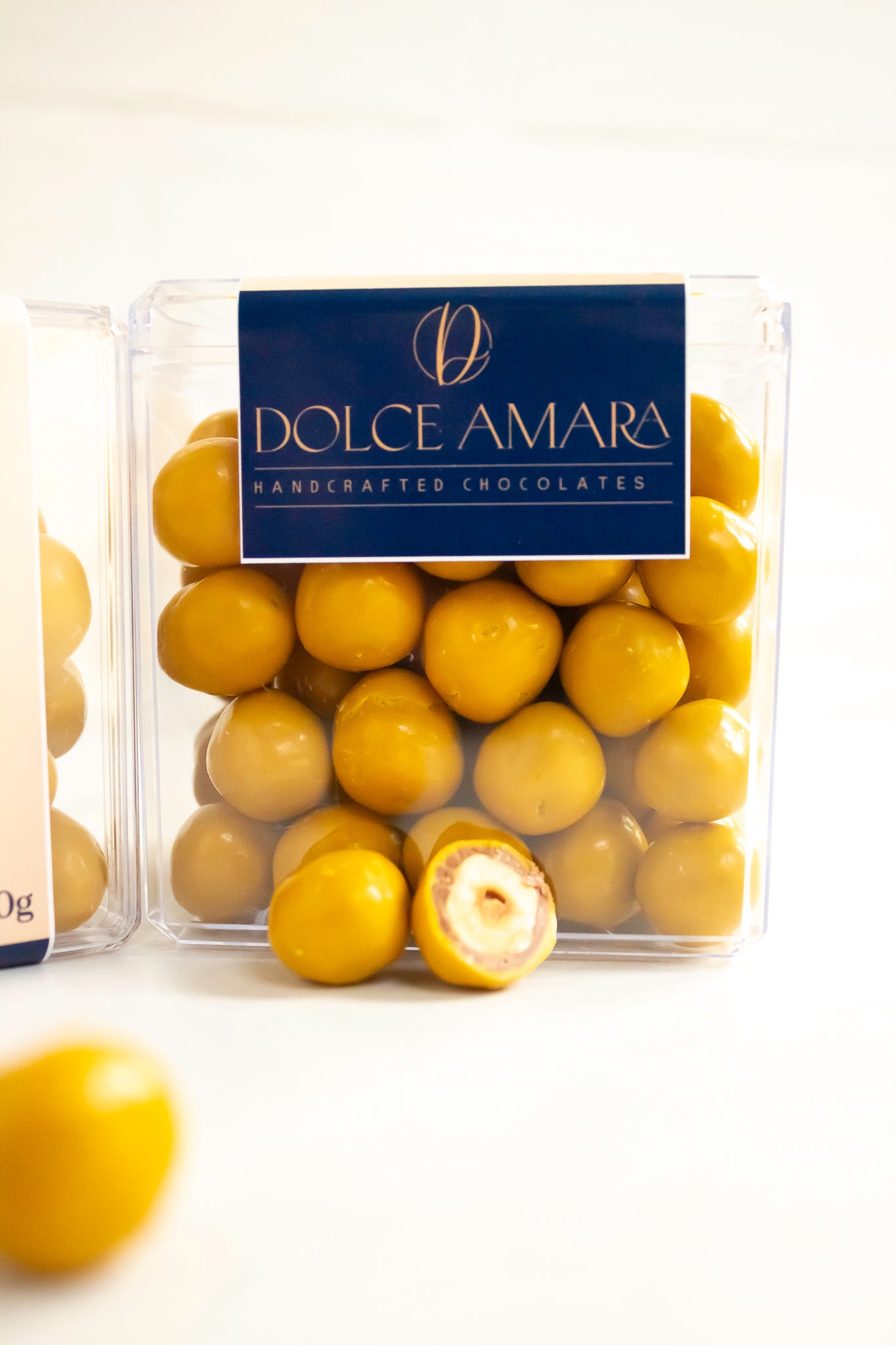 Milk & Caramelised White Chocolate Coated Hazelnuts