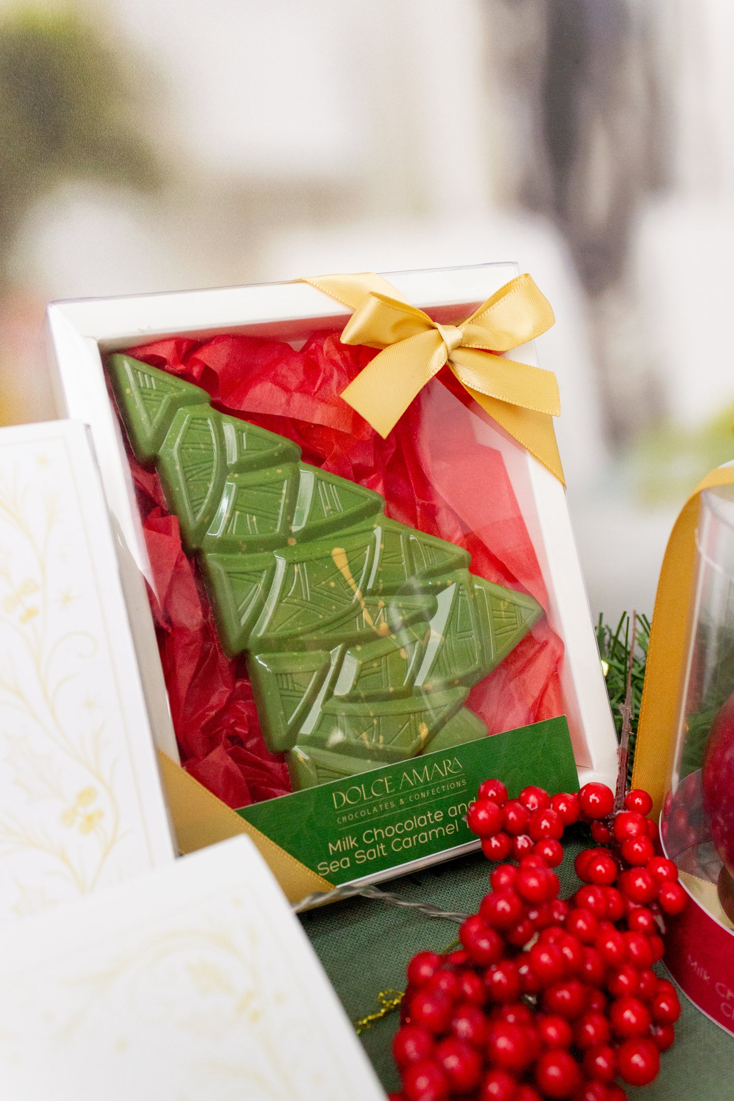 Milk Chocolate Tree with Salted Caramel