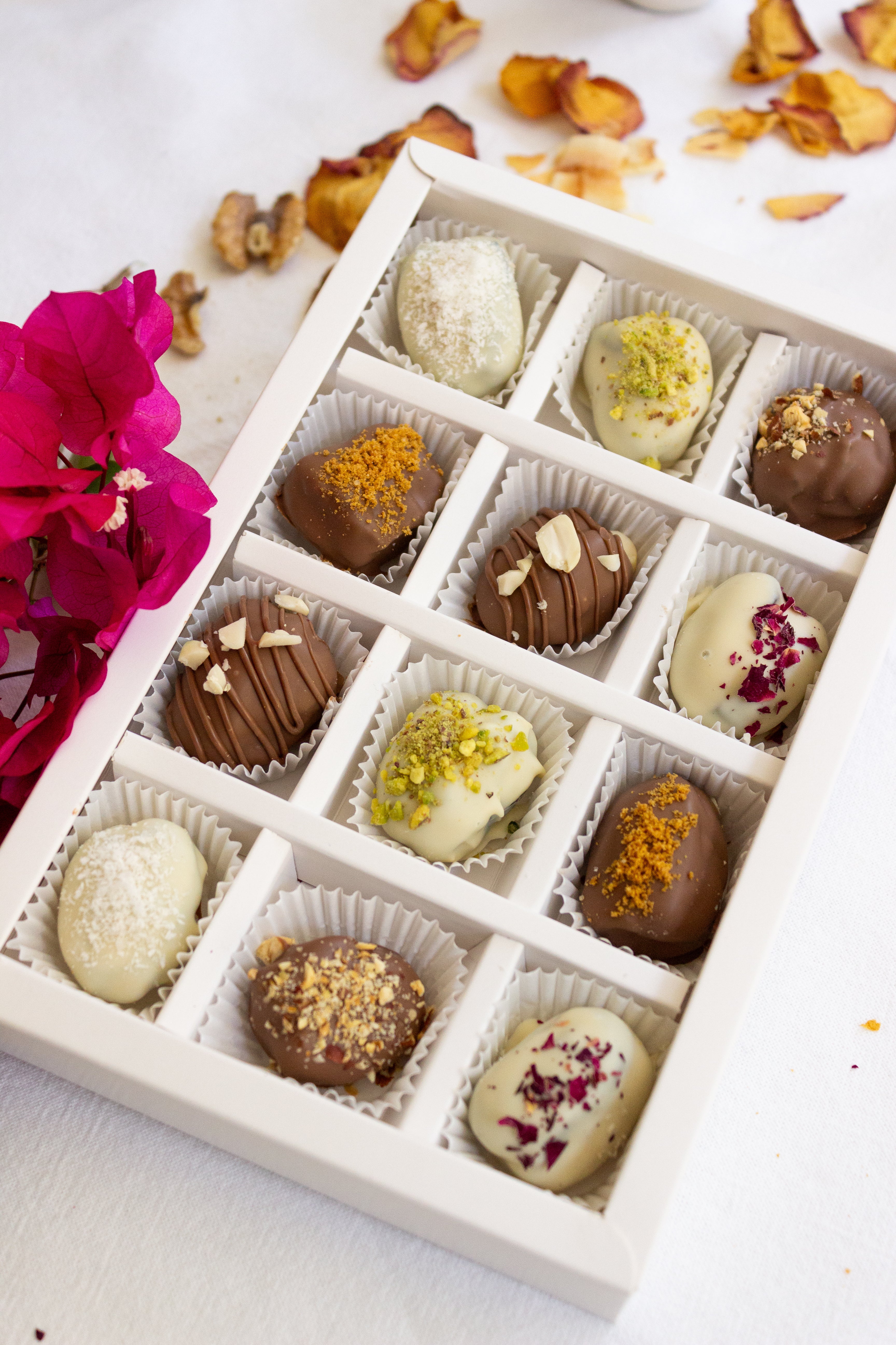 Gourmet Stuffed Dates - 12 piece