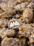 Coffee, Milk & White Chocolate Coated Pecan Nuts